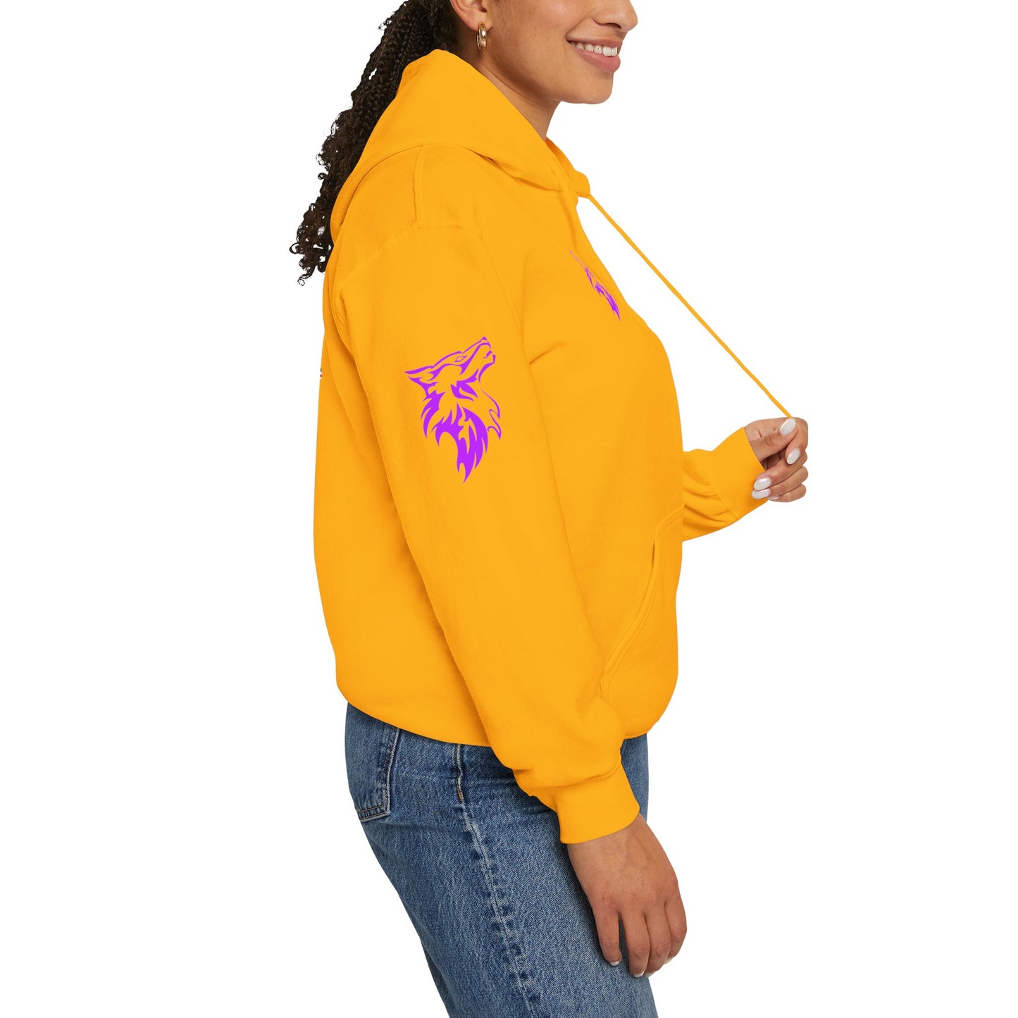 Cabo Verde Wildlife Hoodie - Unisex Heavy Blend™ Sweatshirt with Wolf & Map Designs