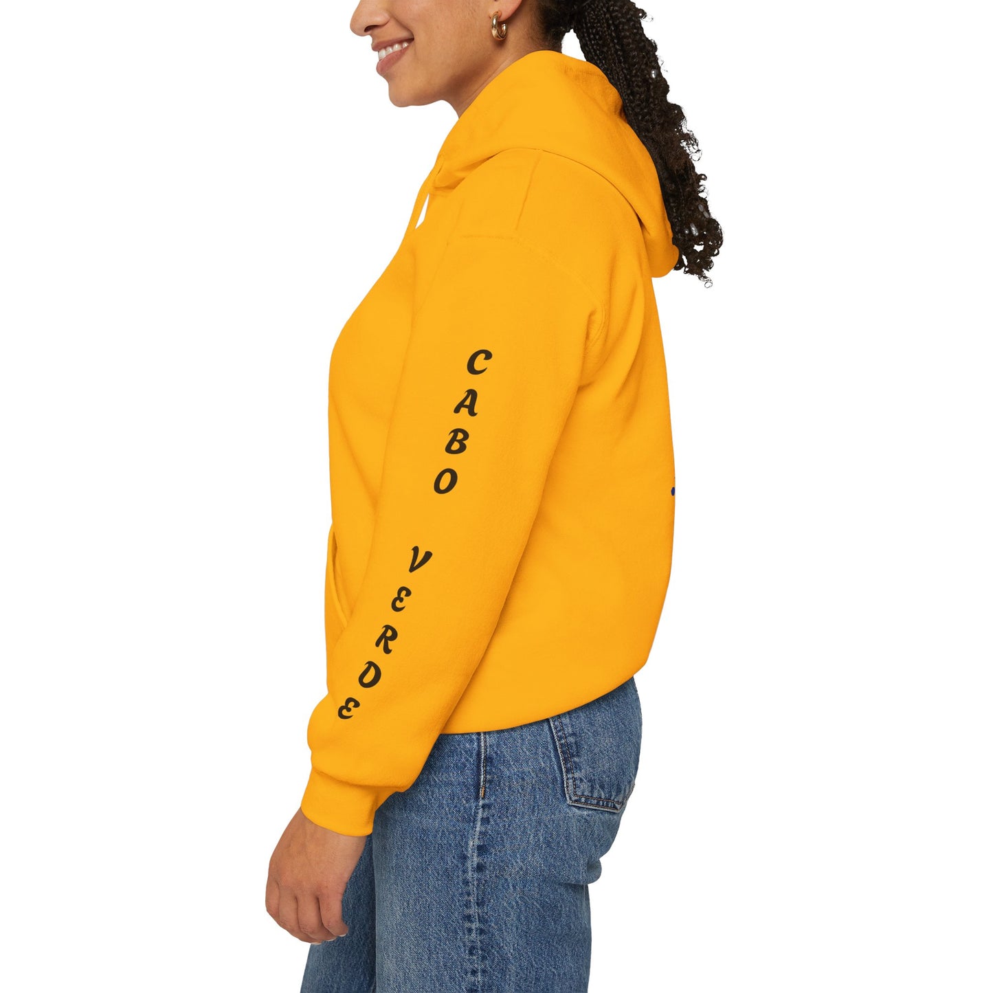 Cabo Verde Wildlife Hoodie - Unisex Heavy Blend™ Sweatshirt with Wolf & Map Designs
