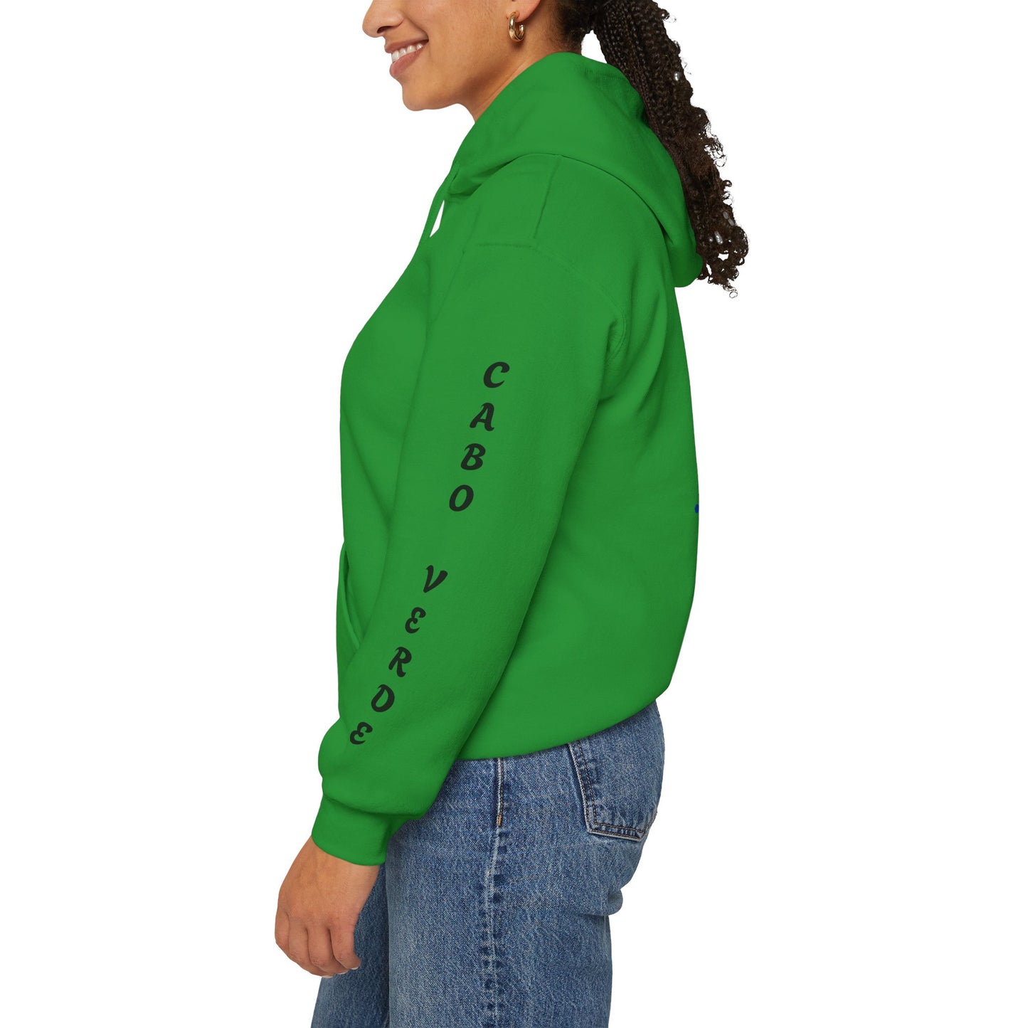 Cabo Verde Wildlife Hoodie - Unisex Heavy Blend™ Sweatshirt with Wolf & Map Designs