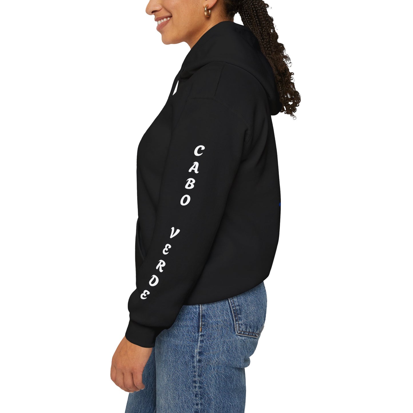 Cabo Verde Wildlife Hoodie - Unisex Heavy Blend™ Sweatshirt with Wolf & Map Designs