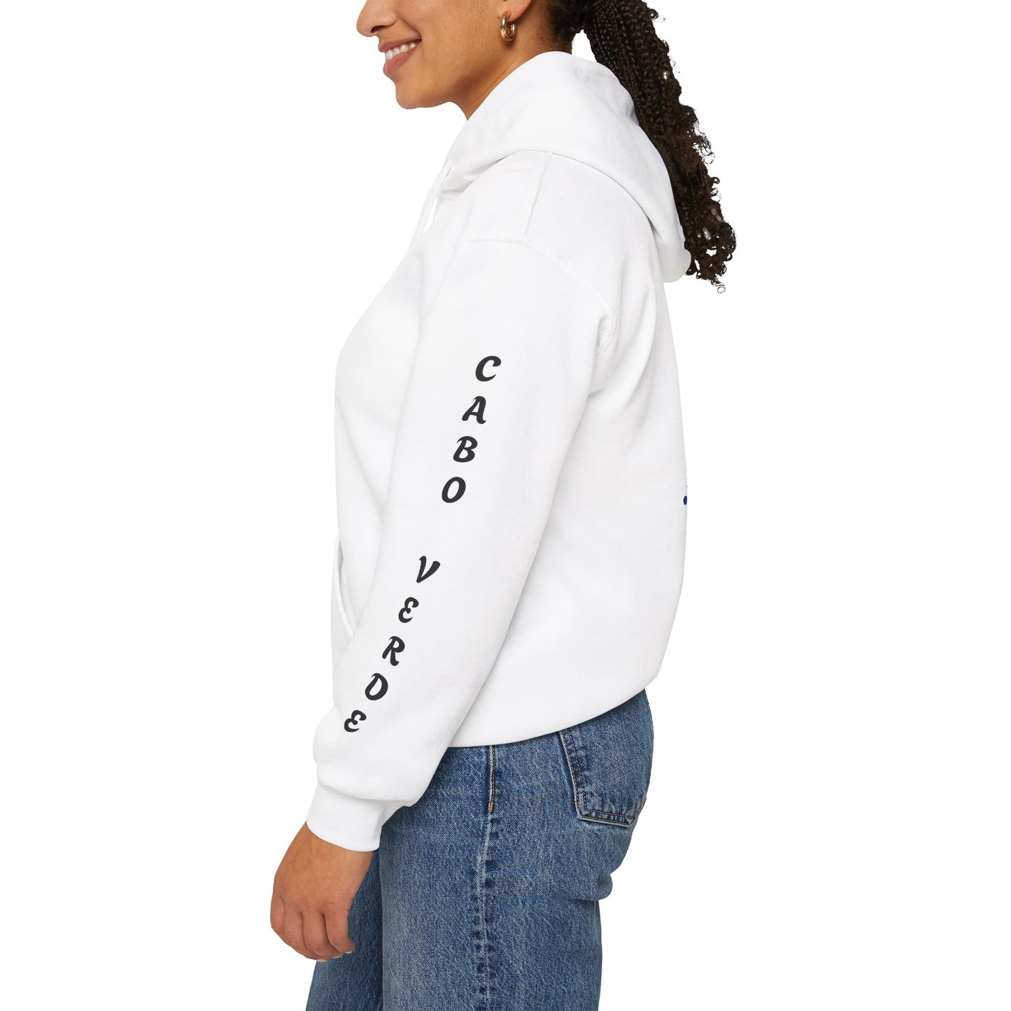 Cabo Verde Wildlife Hoodie - Unisex Heavy Blend™ Sweatshirt with Wolf & Map Designs